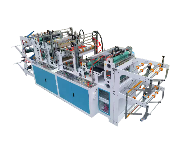 上下双通道八折连背机